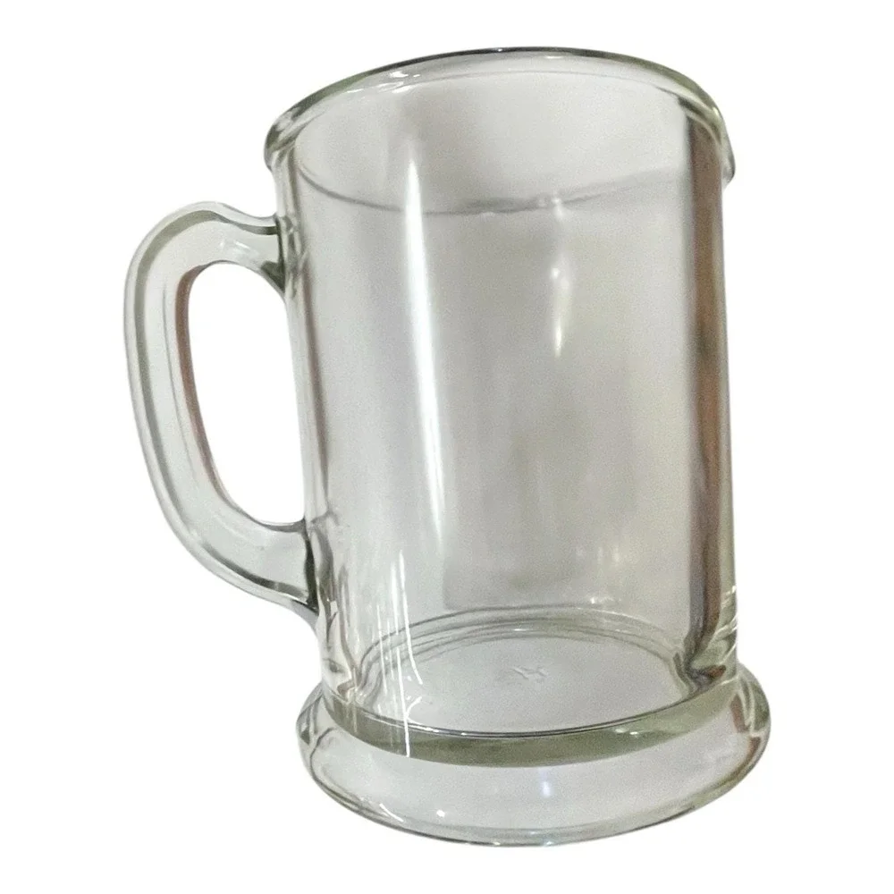 Hazel Atlas Clear Heavy Solid Glass Water‎ Pitcher